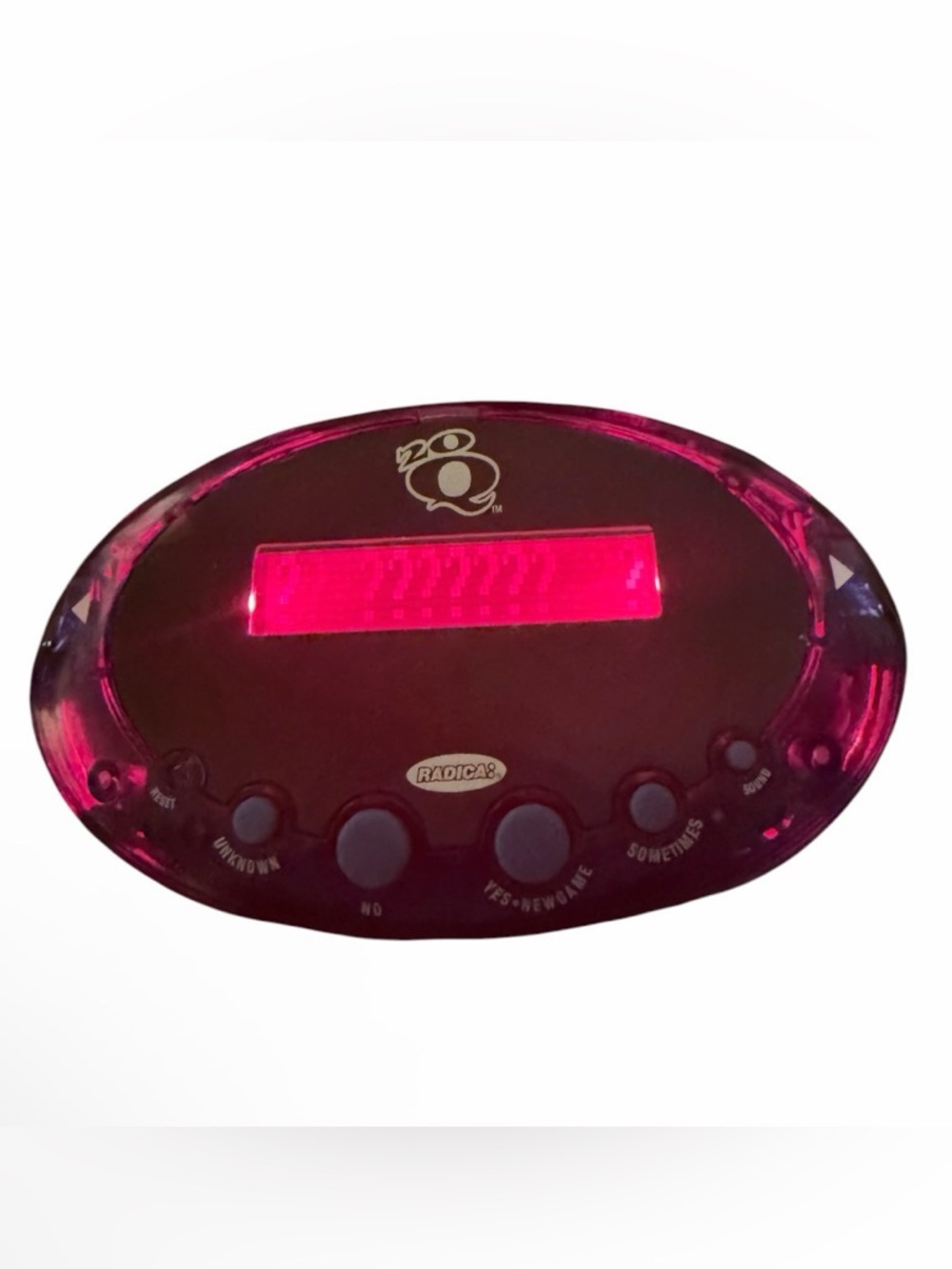 Vintage Radica 20Q Digital Trivia Game Blue